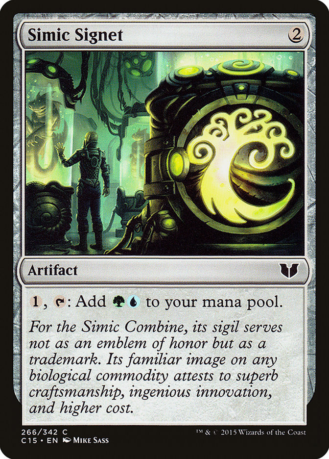 Simic Signet [Commander 2015] MTG Single Magic: The Gathering    | Red Claw Gaming