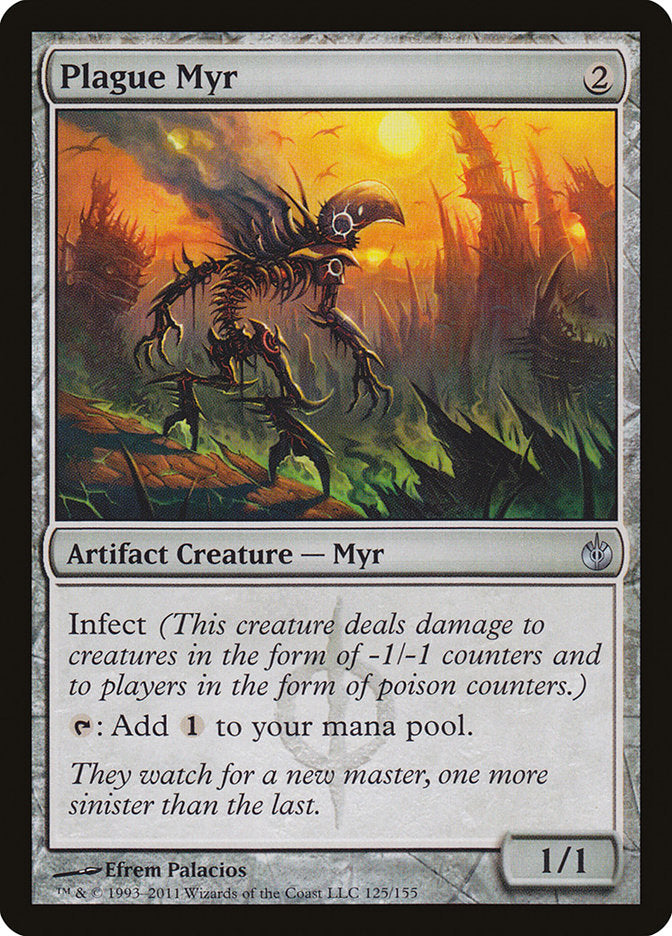 Plague Myr [Mirrodin Besieged] MTG Single Magic: The Gathering    | Red Claw Gaming