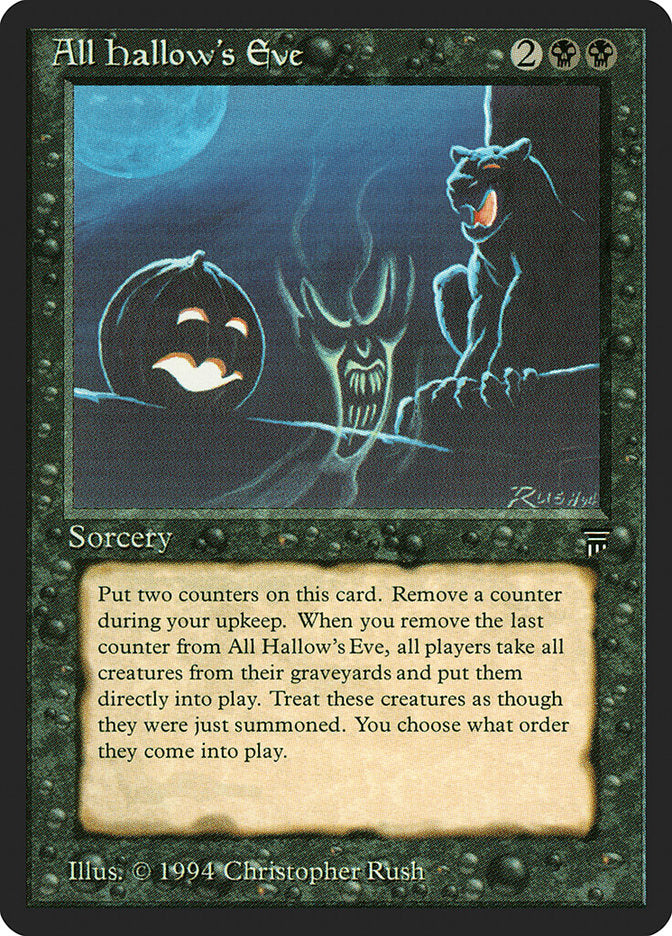 All Hallow's Eve [Legends] MTG Single Magic: The Gathering    | Red Claw Gaming
