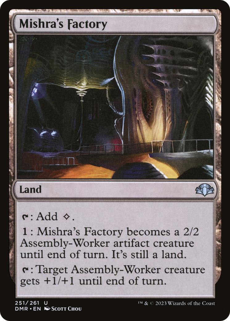 Mishra's Factory [Dominaria Remastered] MTG Single Magic: The Gathering    | Red Claw Gaming