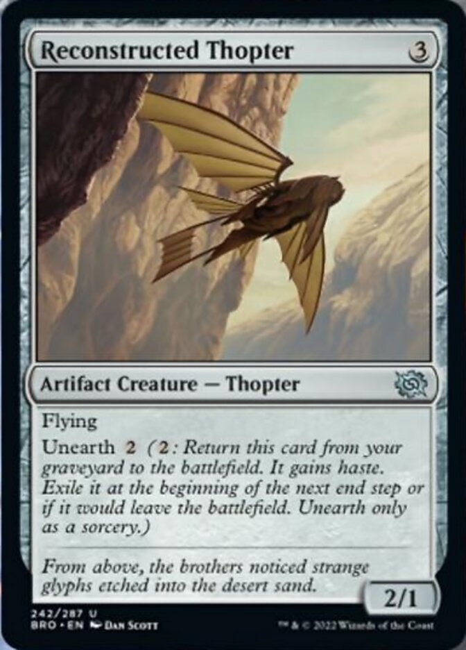 Reconstructed Thopter [The Brothers' War] MTG Single Magic: The Gathering    | Red Claw Gaming
