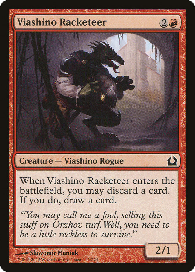 Viashino Racketeer [Return to Ravnica] MTG Single Magic: The Gathering    | Red Claw Gaming
