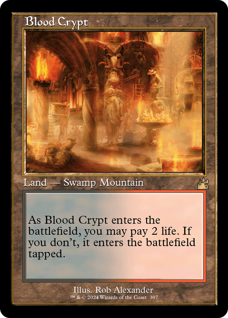 Blood Crypt (Retro) [Ravnica Remastered] MTG Single Magic: The Gathering    | Red Claw Gaming