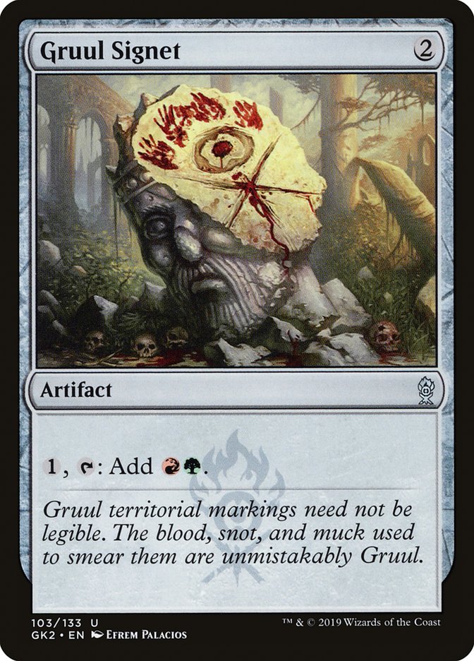 Gruul Signet [Ravnica Allegiance Guild Kit] MTG Single Magic: The Gathering    | Red Claw Gaming