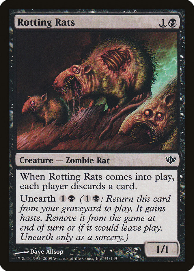 Rotting Rats [Conflux] MTG Single Magic: The Gathering    | Red Claw Gaming