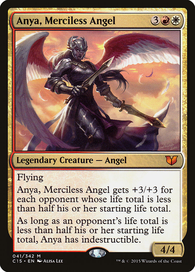 Anya, Merciless Angel [Commander 2015] MTG Single Magic: The Gathering    | Red Claw Gaming