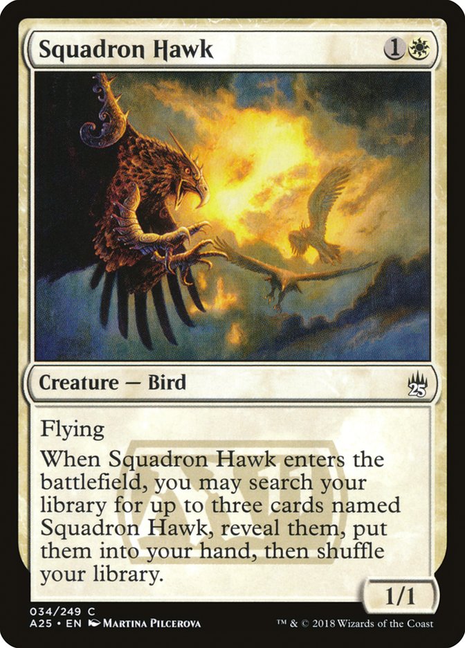 Squadron Hawk [Masters 25] MTG Single Magic: The Gathering    | Red Claw Gaming