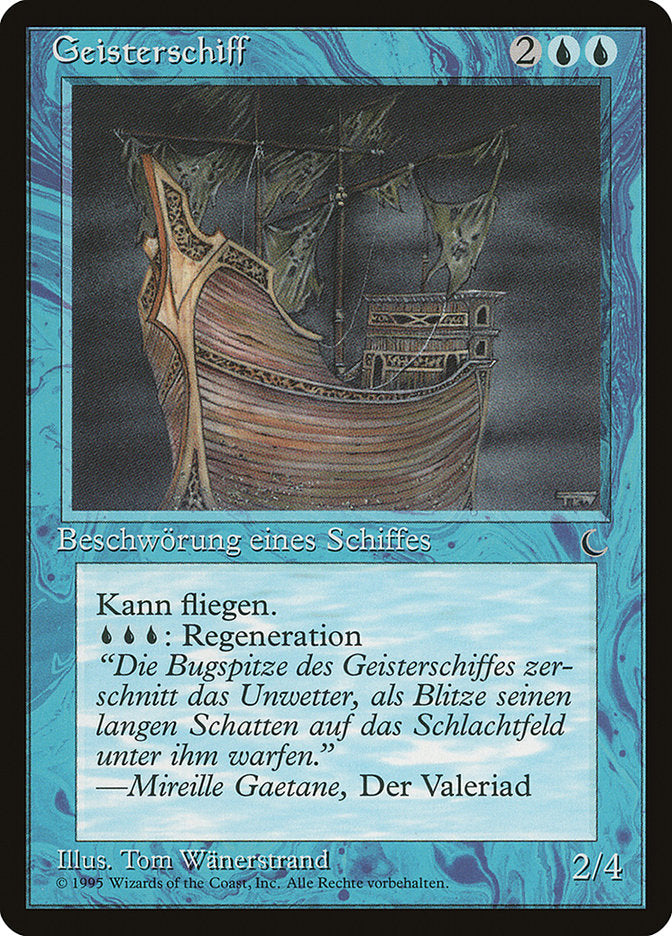 Ghost Ship (German) - "Geisterschiff" [Renaissance] MTG Single Magic: The Gathering    | Red Claw Gaming