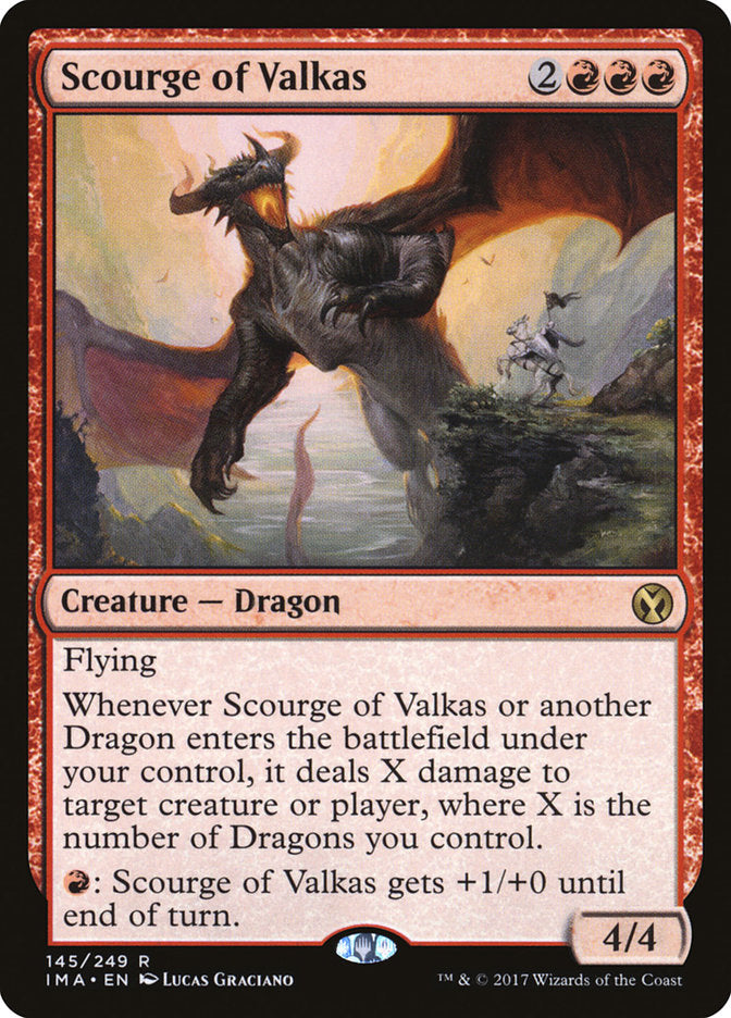 Scourge of Valkas [Iconic Masters] MTG Single Magic: The Gathering    | Red Claw Gaming
