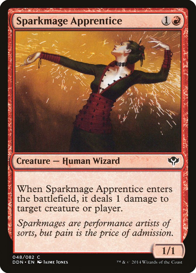 Sparkmage Apprentice [Duel Decks: Speed vs. Cunning] MTG Single Magic: The Gathering    | Red Claw Gaming