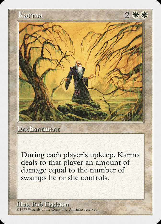 Karma [Fifth Edition] MTG Single Magic: The Gathering    | Red Claw Gaming