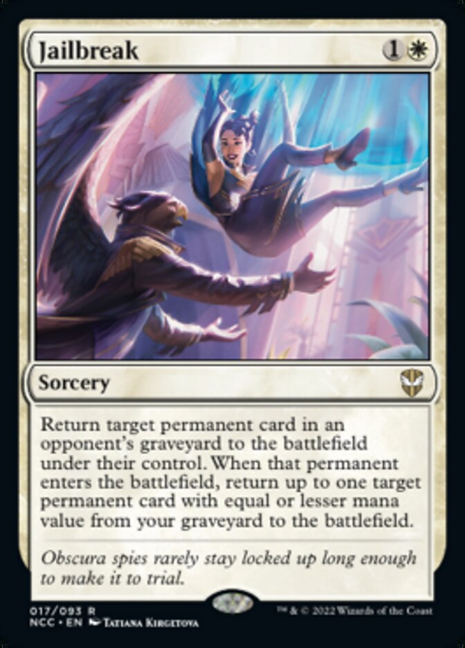 Jailbreak [Streets of New Capenna Commander] MTG Single Magic: The Gathering    | Red Claw Gaming