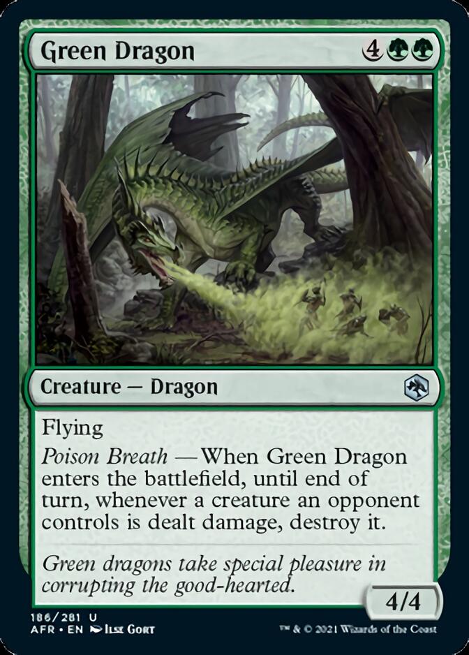 Green Dragon [Dungeons & Dragons: Adventures in the Forgotten Realms] MTG Single Magic: The Gathering    | Red Claw Gaming