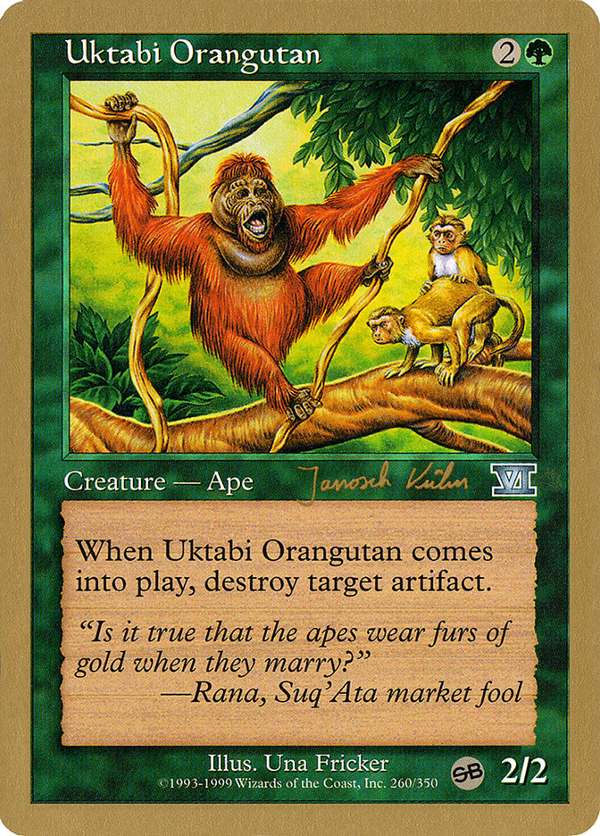 Uktabi Orangutan (Janosch Kuhn) (SB) [World Championship Decks 2000] MTG Single Magic: The Gathering    | Red Claw Gaming