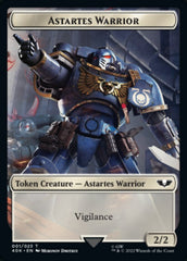 Astartes Warrior (001) // Robot Double-Sided Token [Warhammer 40,000 Tokens] MTG Single Magic: The Gathering    | Red Claw Gaming