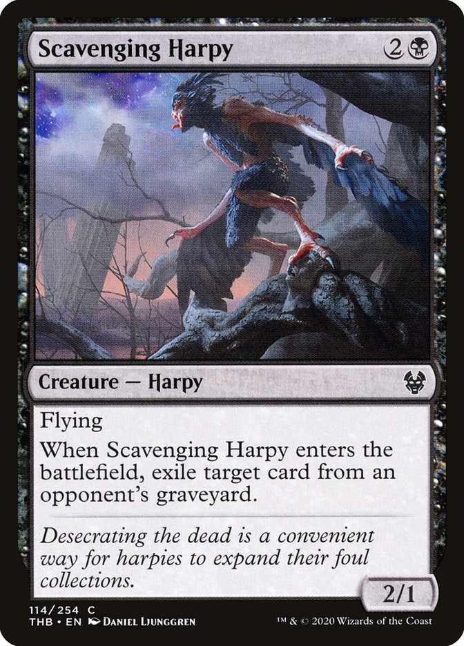 Scavenging Harpy [Theros Beyond Death] MTG Single Magic: The Gathering    | Red Claw Gaming