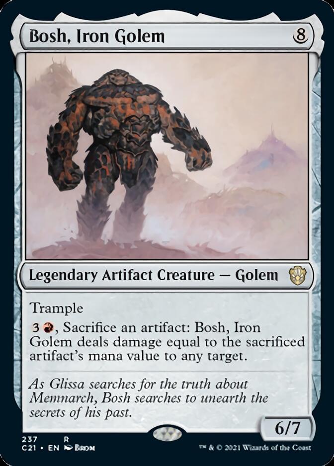 Bosh, Iron Golem [Commander 2021] MTG Single Magic: The Gathering    | Red Claw Gaming