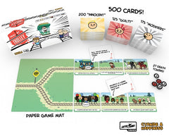 Trial By Trolley, Cyanide & Happiness Board Game Breaking Games    | Red Claw Gaming