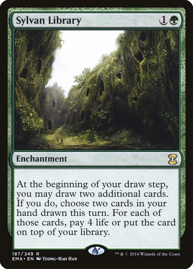 Sylvan Library [Eternal Masters] MTG Single Magic: The Gathering    | Red Claw Gaming