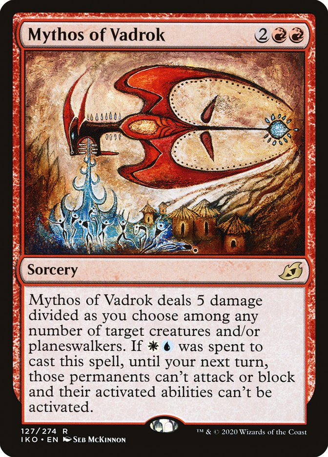 Mythos of Vadrok [Ikoria: Lair of Behemoths] MTG Single Magic: The Gathering    | Red Claw Gaming