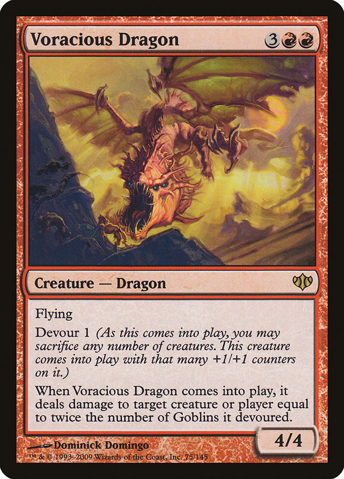 Voracious Dragon [Conflux] MTG Single Magic: The Gathering    | Red Claw Gaming