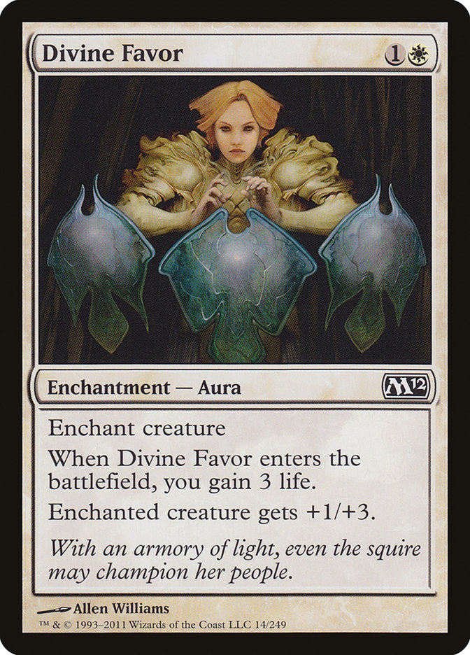 Divine Favor [Magic 2012] MTG Single Magic: The Gathering    | Red Claw Gaming