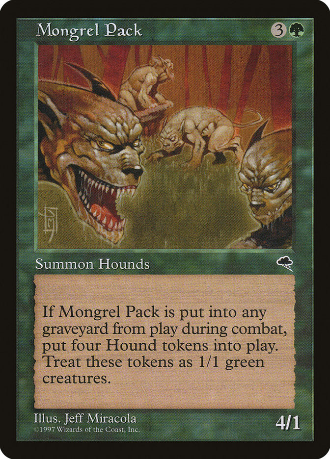 Mongrel Pack [Tempest] MTG Single Magic: The Gathering    | Red Claw Gaming