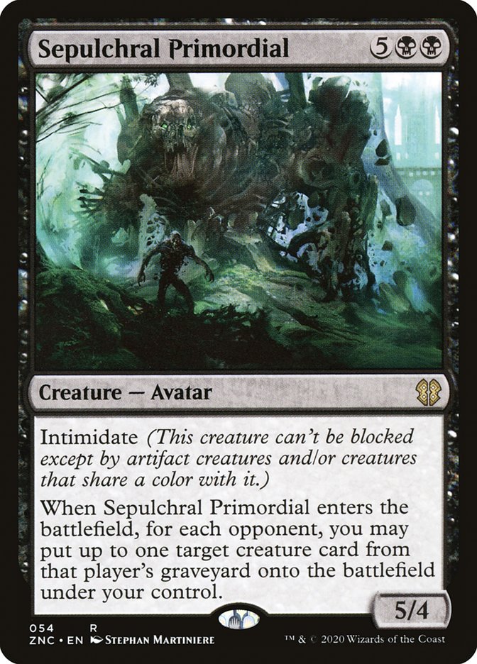 Sepulchral Primordial [Zendikar Rising Commander] MTG Single Magic: The Gathering    | Red Claw Gaming