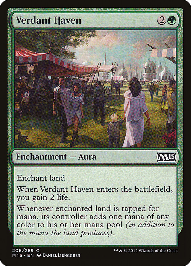 Verdant Haven [Magic 2015] MTG Single Magic: The Gathering    | Red Claw Gaming