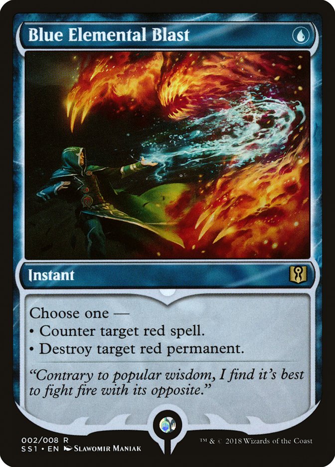 Blue Elemental Blast [Signature Spellbook: Jace] MTG Single Magic: The Gathering    | Red Claw Gaming