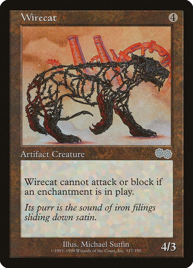 Wirecat [Urza's Saga] MTG Single Magic: The Gathering    | Red Claw Gaming