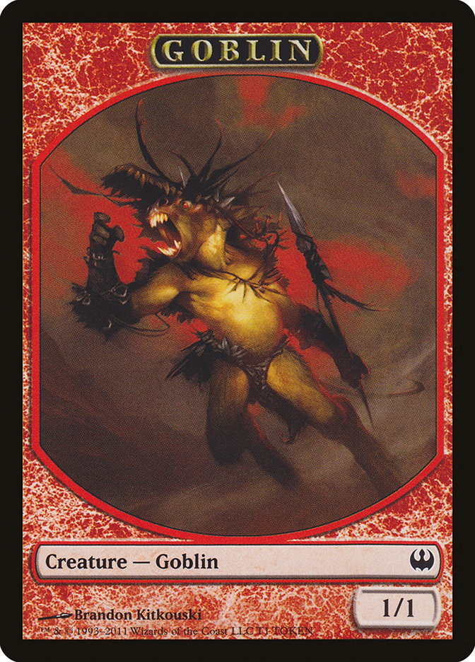 Goblin Token [Duel Decks: Knights vs. Dragons Tokens] MTG Single Magic: The Gathering    | Red Claw Gaming