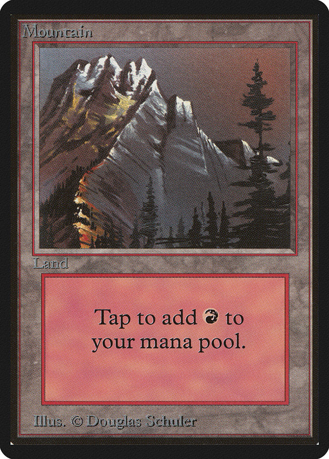 Mountain (297) [Beta Edition] MTG Single Magic: The Gathering    | Red Claw Gaming