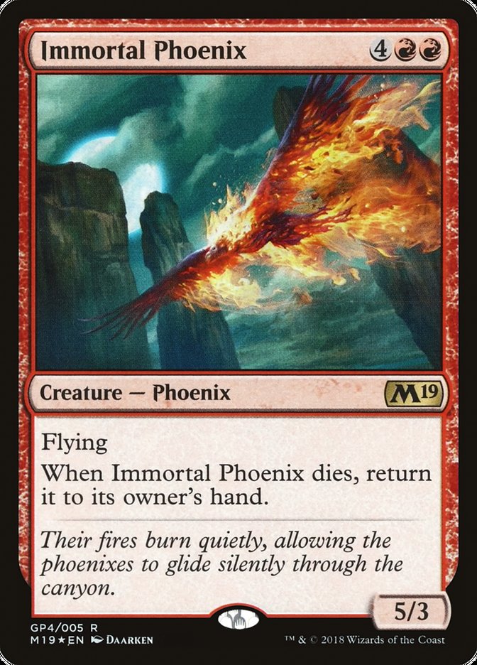 Immortal Phoenix [Magic 2019 Gift Pack] MTG Single Magic: The Gathering    | Red Claw Gaming