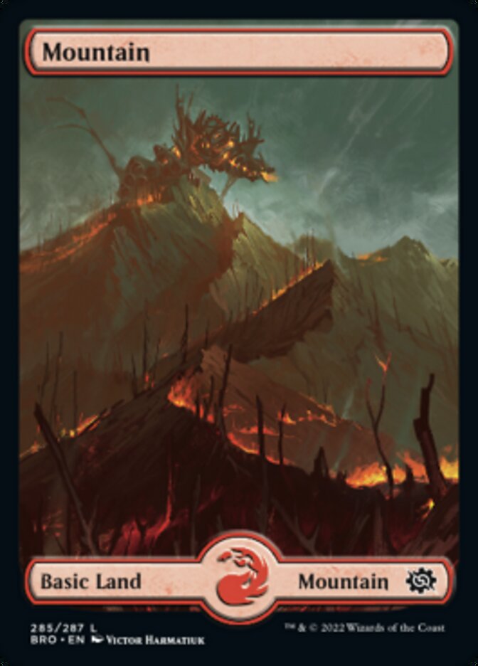 Mountain (285) [The Brothers' War] MTG Single Magic: The Gathering    | Red Claw Gaming