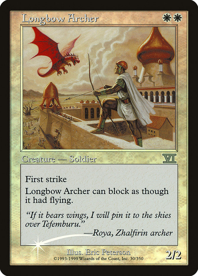 Longbow Archer [Friday Night Magic 2000] MTG Single Magic: The Gathering    | Red Claw Gaming