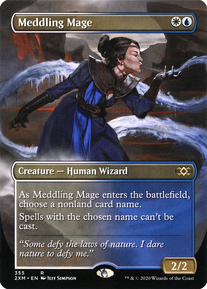 Meddling Mage (Toppers) [Double Masters] MTG Single Magic: The Gathering    | Red Claw Gaming