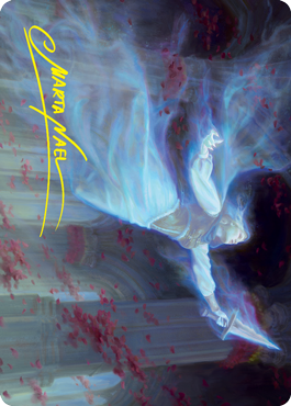 Dorothea, Vengeful Victim 1 Art Card (Gold-Stamped Signature) [Innistrad: Crimson Vow Art Series] MTG Single Magic: The Gathering    | Red Claw Gaming