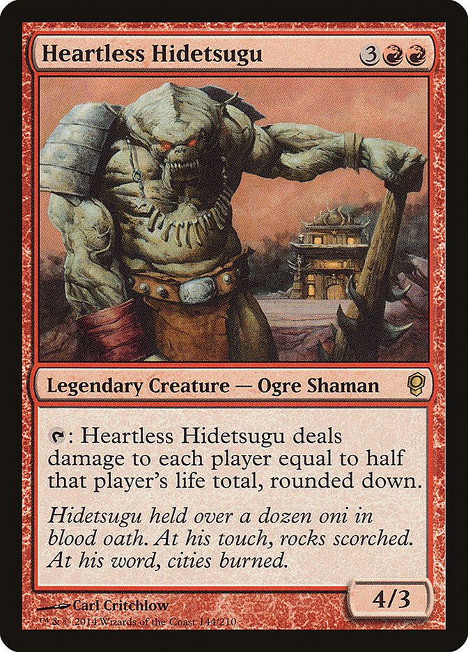 Heartless Hidetsugu [Conspiracy] MTG Single Magic: The Gathering    | Red Claw Gaming