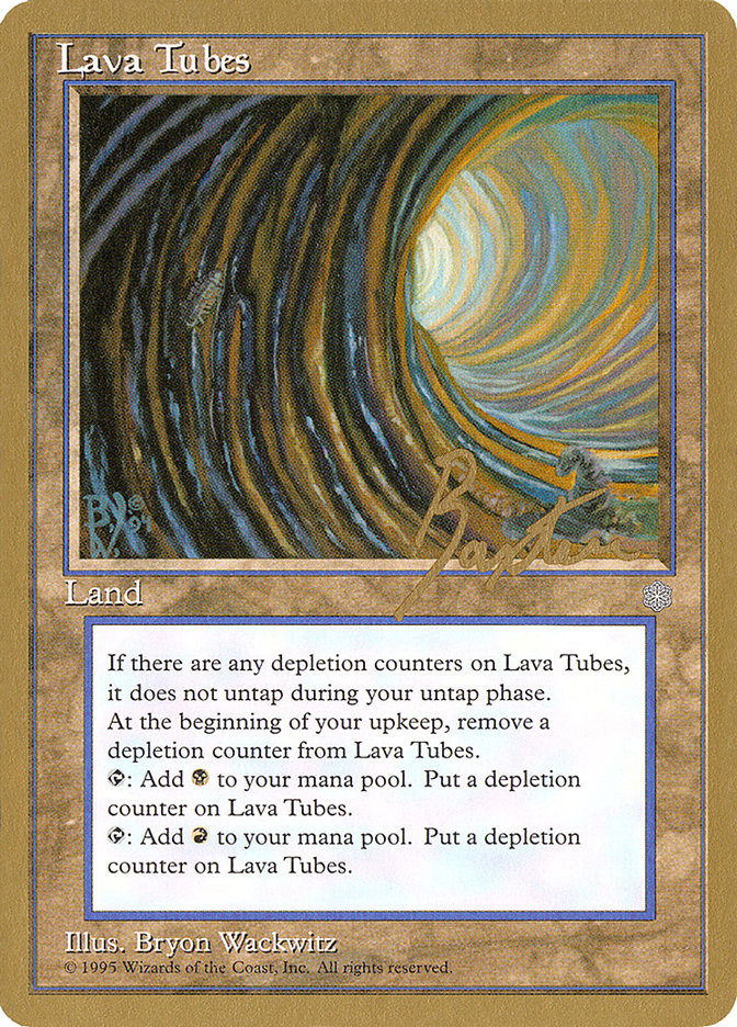 Lava Tubes (George Baxter) [Pro Tour Collector Set] MTG Single Magic: The Gathering    | Red Claw Gaming