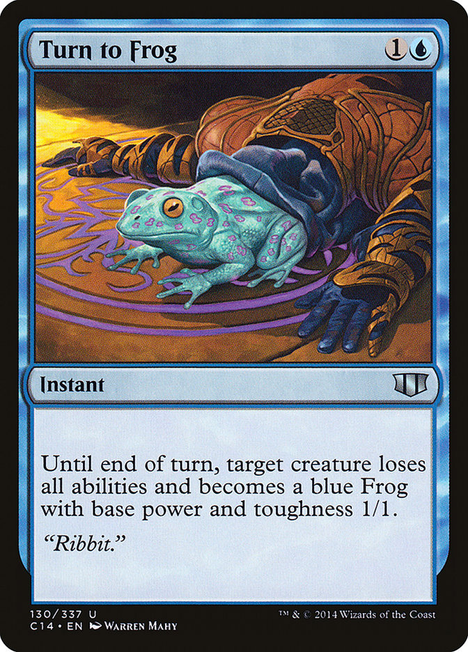 Turn to Frog [Commander 2014] MTG Single Magic: The Gathering    | Red Claw Gaming