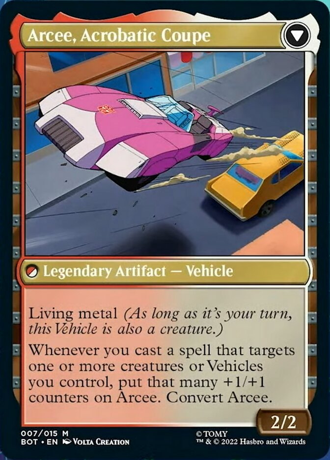 Arcee, Sharpshooter // Arcee, Acrobatic Coupe [Transformers] MTG Single Magic: The Gathering    | Red Claw Gaming