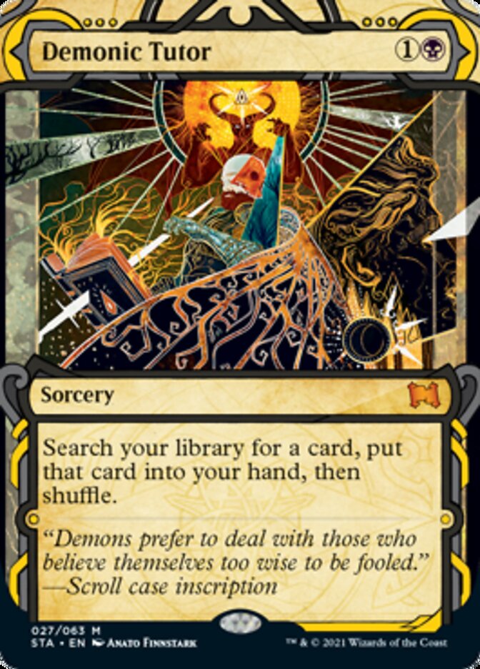Demonic Tutor [Strixhaven: School of Mages Mystical Archive] MTG Single Magic: The Gathering    | Red Claw Gaming