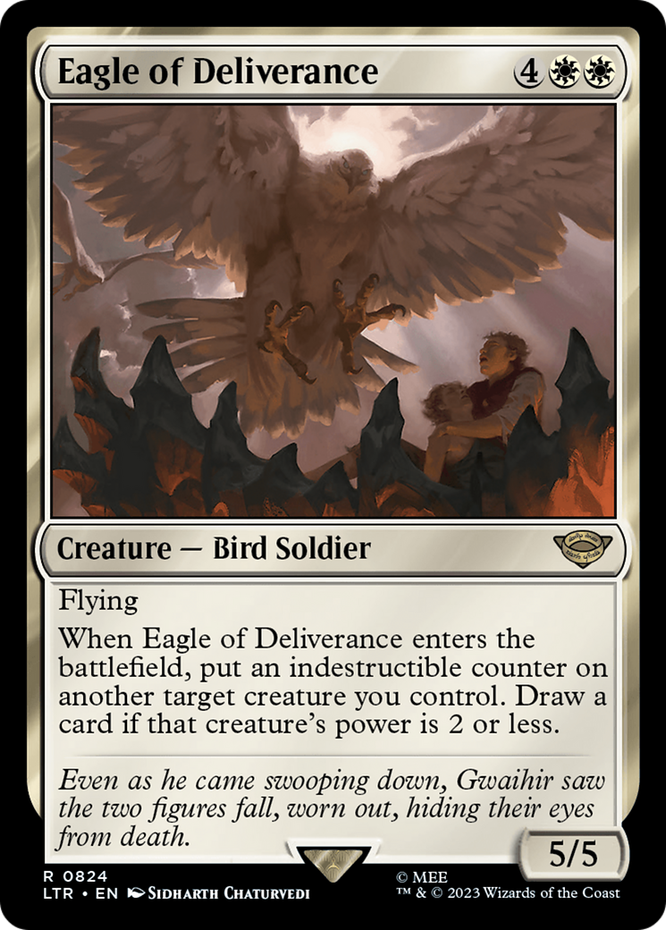 Eagle of Deliverance [The Lord of the Rings: Tales of Middle-Earth] MTG Single Magic: The Gathering    | Red Claw Gaming