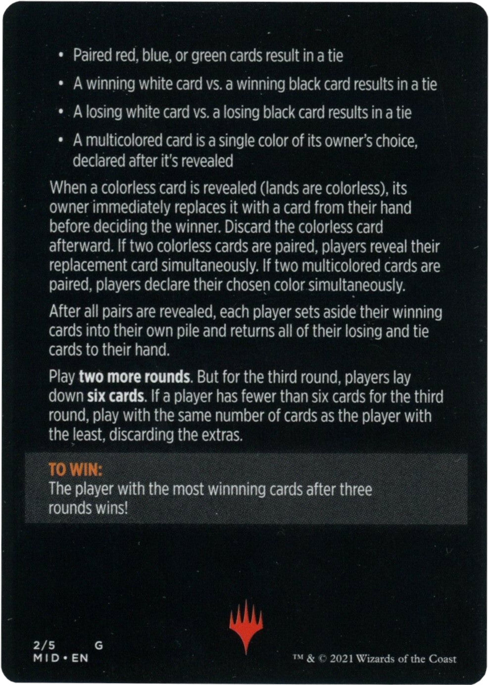 Day Vs. Night (Magic Minigame) [Innistrad: Midnight Hunt Minigame] MTG Single Magic: The Gathering    | Red Claw Gaming