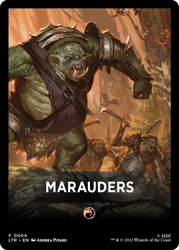 Marauders Theme Card [The Lord of the Rings: Tales of Middle-Earth Tokens] MTG Single Magic: The Gathering    | Red Claw Gaming