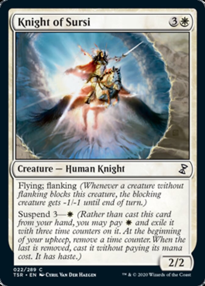 Knight of Sursi [Time Spiral Remastered] MTG Single Magic: The Gathering    | Red Claw Gaming