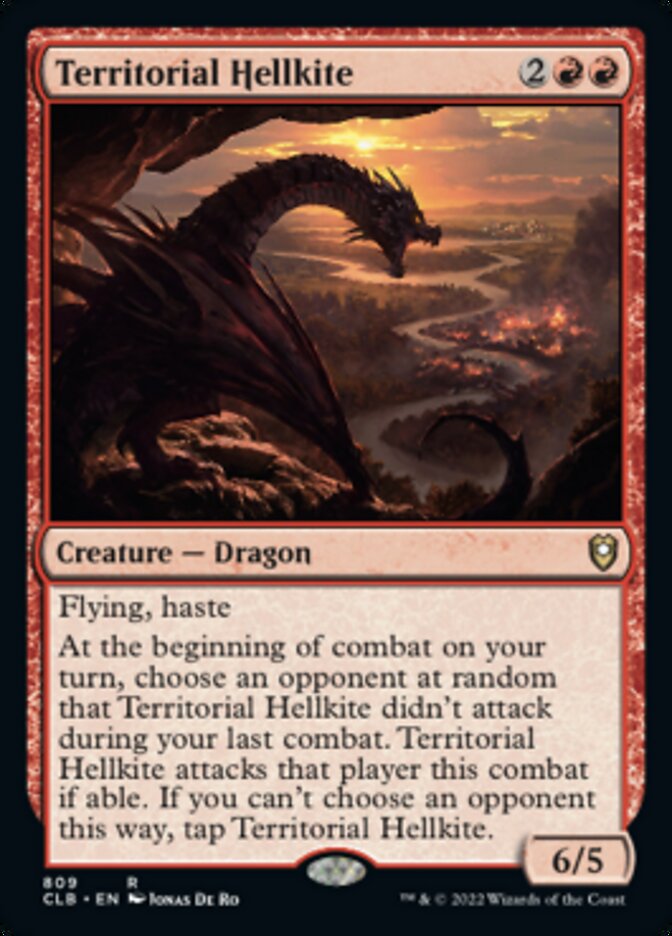 Territorial Hellkite [Commander Legends: Battle for Baldur's Gate] MTG Single Magic: The Gathering    | Red Claw Gaming