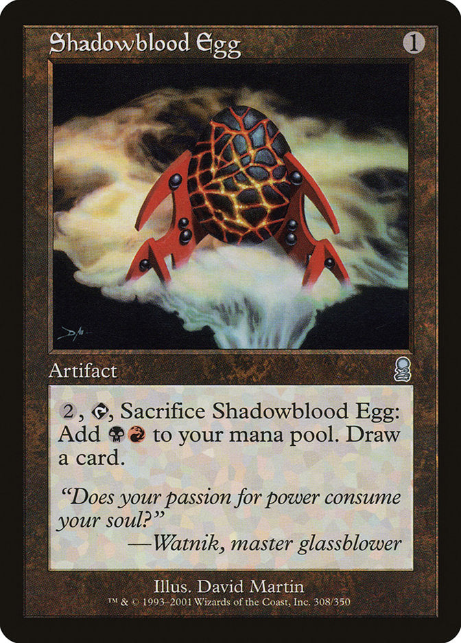Shadowblood Egg [Odyssey] MTG Single Magic: The Gathering    | Red Claw Gaming