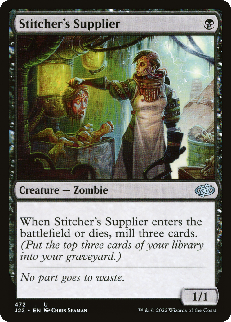 Stitcher's Supplier (472) [Jumpstart 2022] MTG Single Magic: The Gathering    | Red Claw Gaming